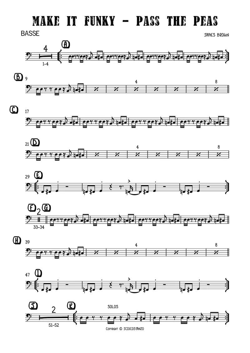Make It Funky-Pass Is Peat score preview