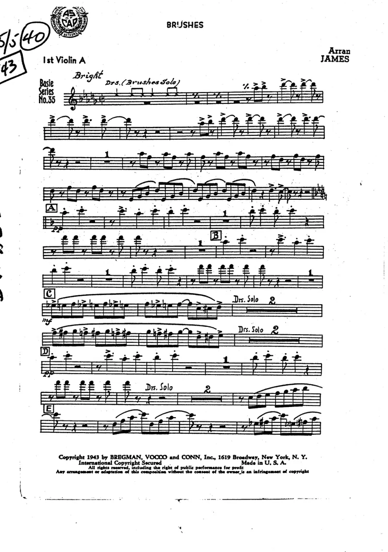 Brushes score preview