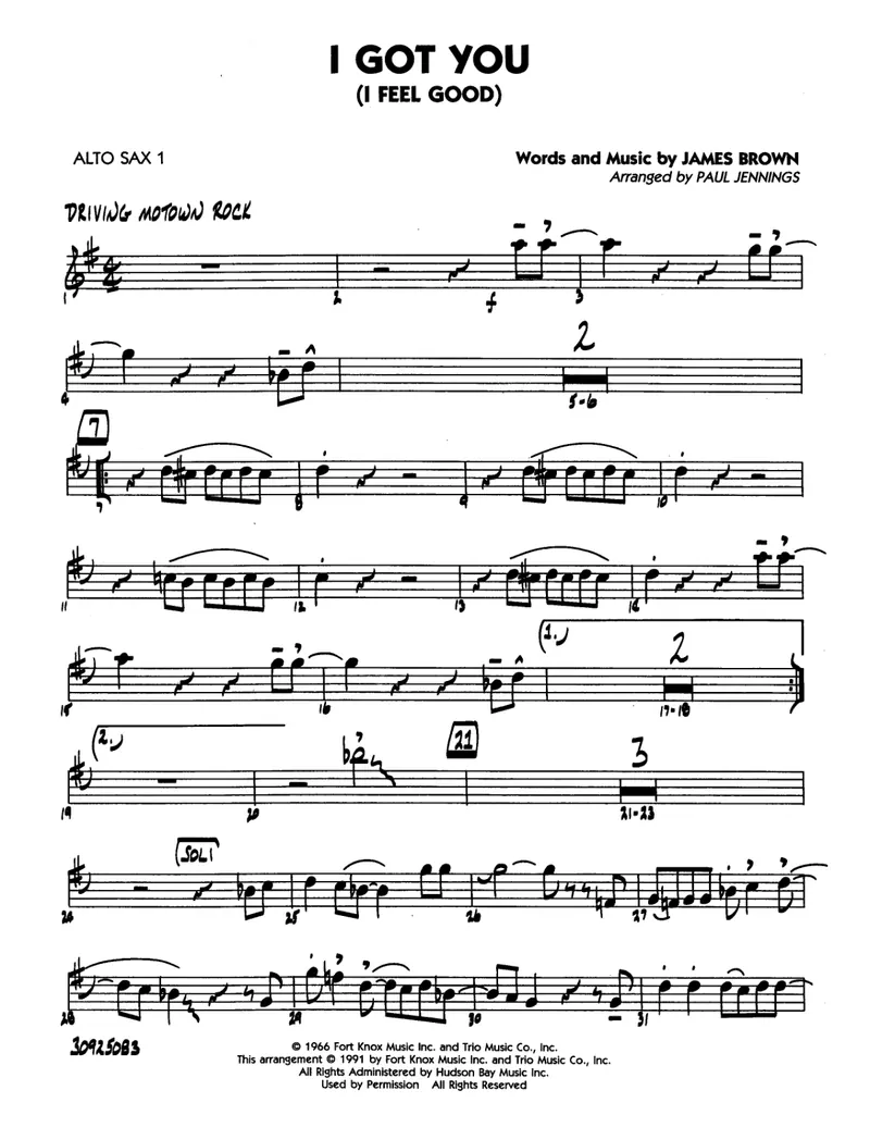I Got You score preview