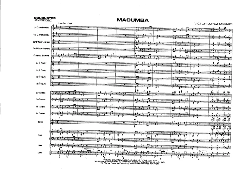Macumba score preview