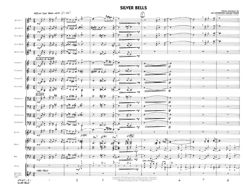 Silver Bells score preview