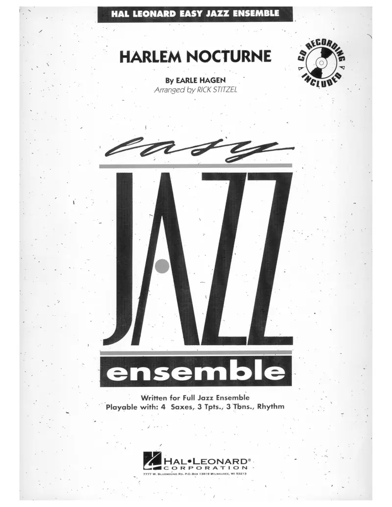 Harlem Nocturne score preview