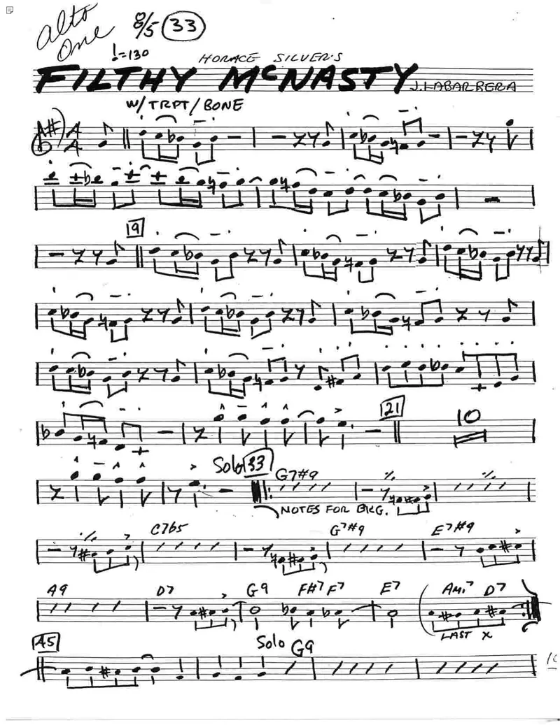 Filthy McNasty score preview