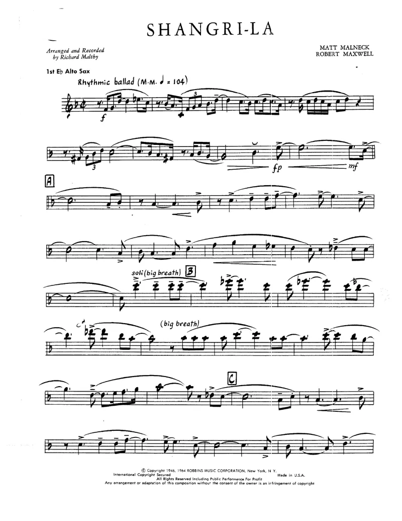 Shangri-La score preview