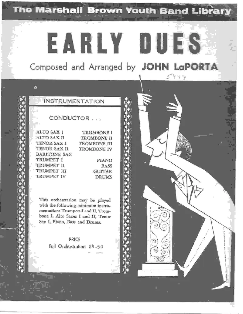 Early Dues score preview