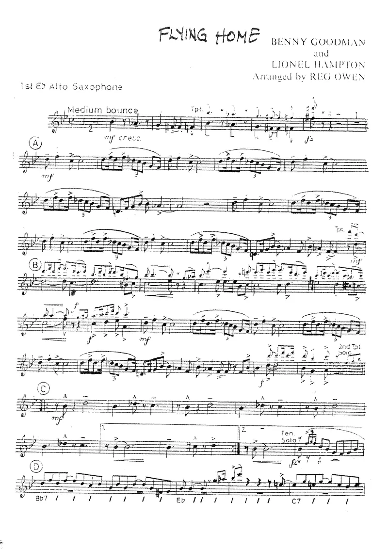 Flying Home score preview