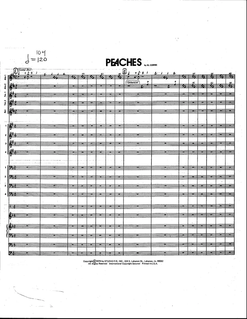 Peaches score preview