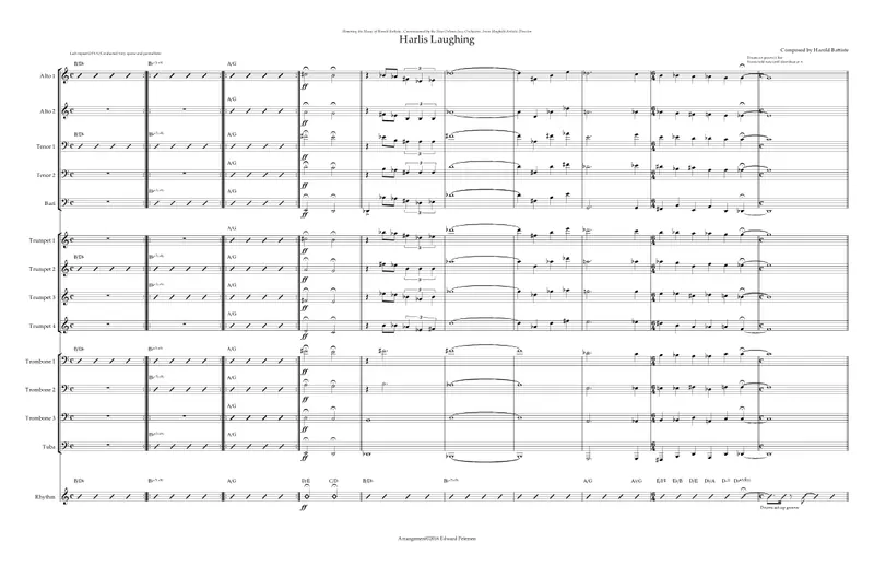 Harlis Laughing score preview