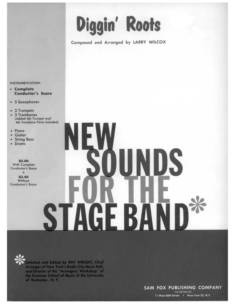 Diggin' Roots score preview
