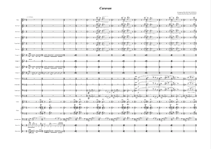 Caravan score preview