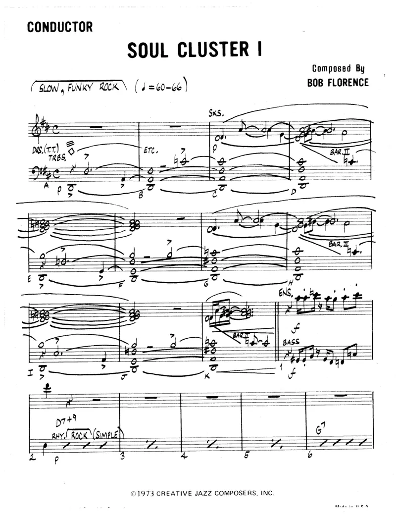 Soul Cluster I score preview
