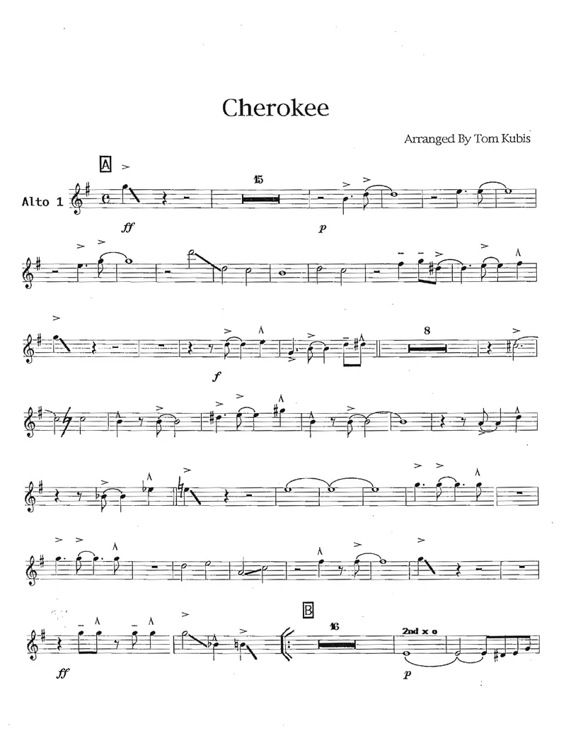 Cherokee score preview