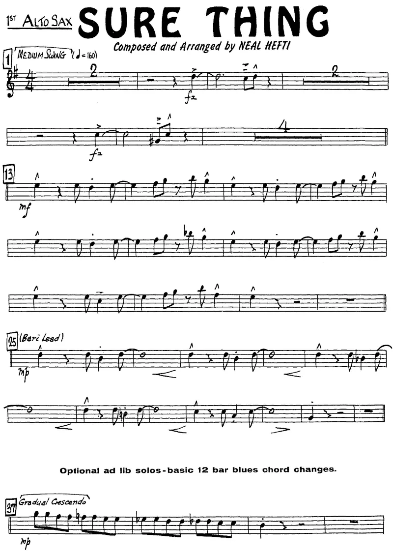 Sure Thing score preview