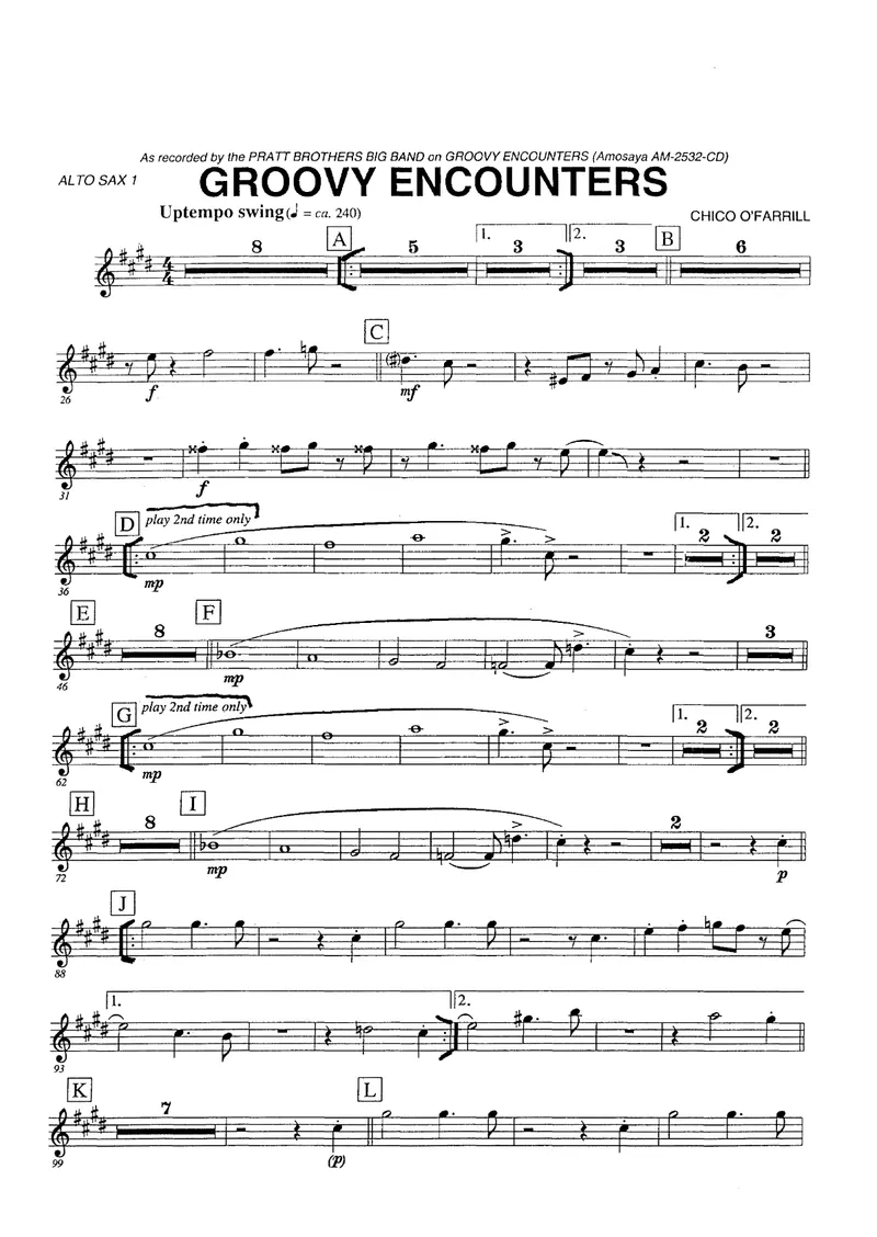 Groovy Encounters score preview