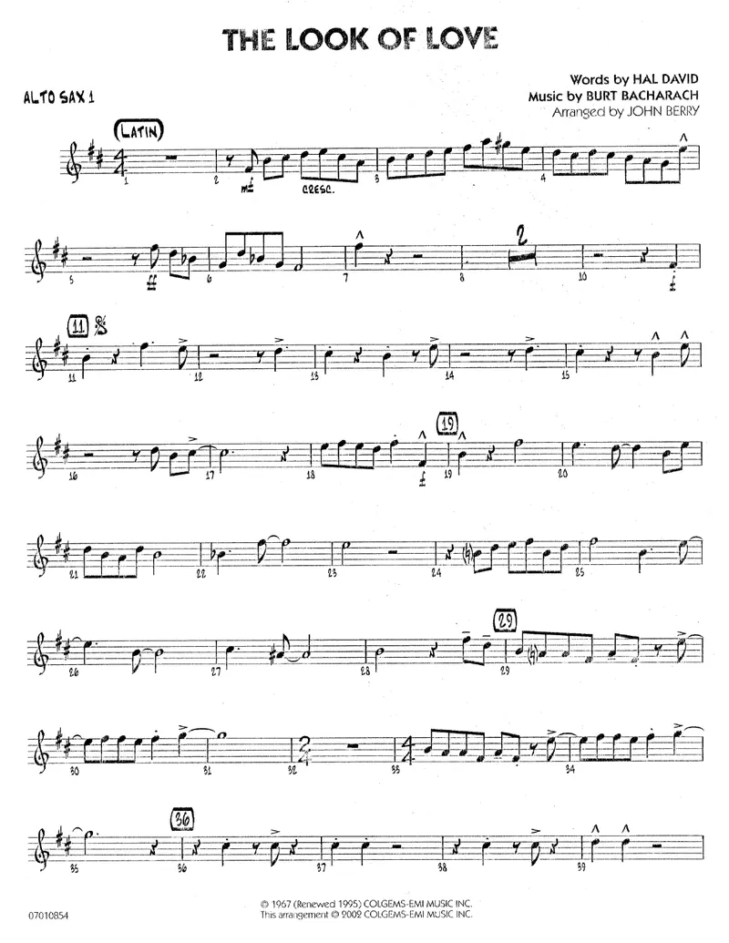 The Look Of Love score preview
