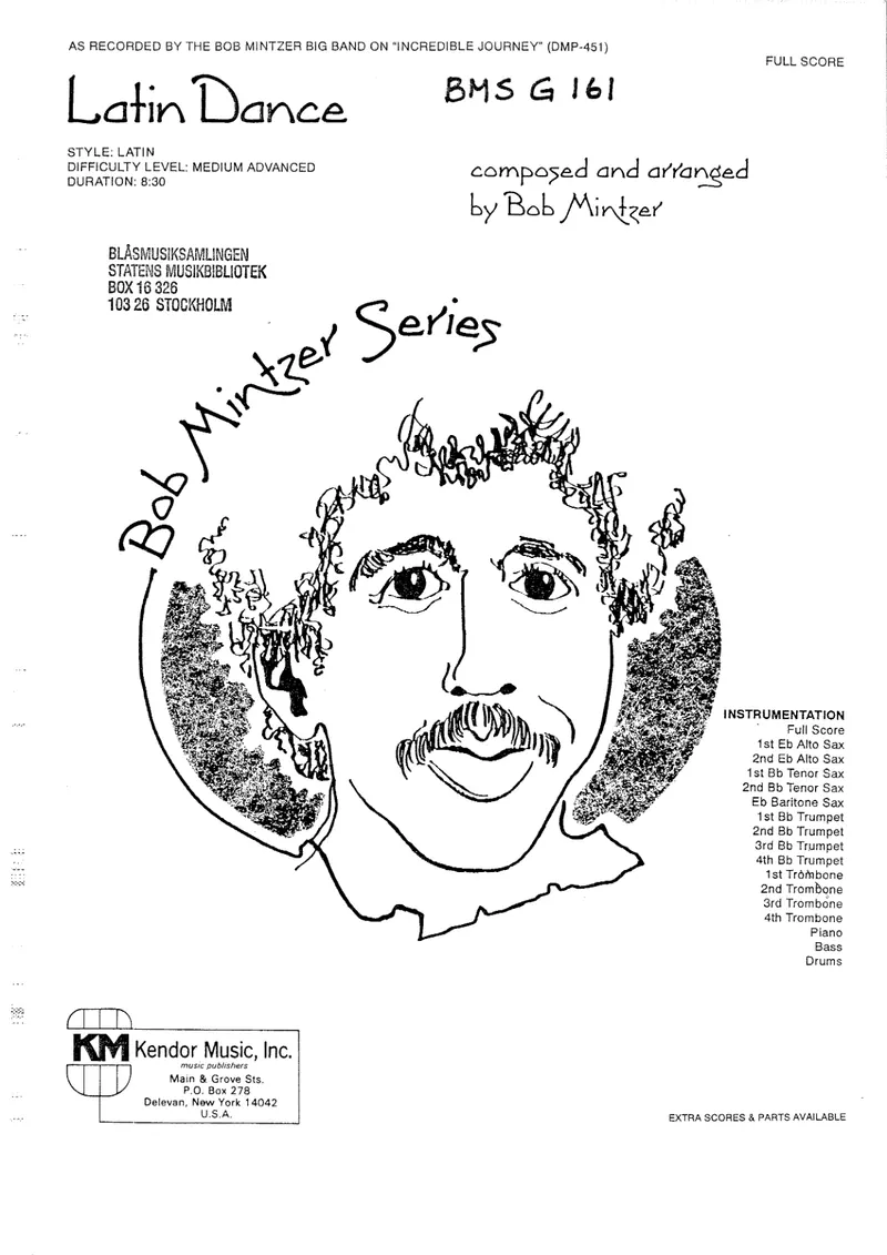 The Tunnel B.Mintzer) score preview
