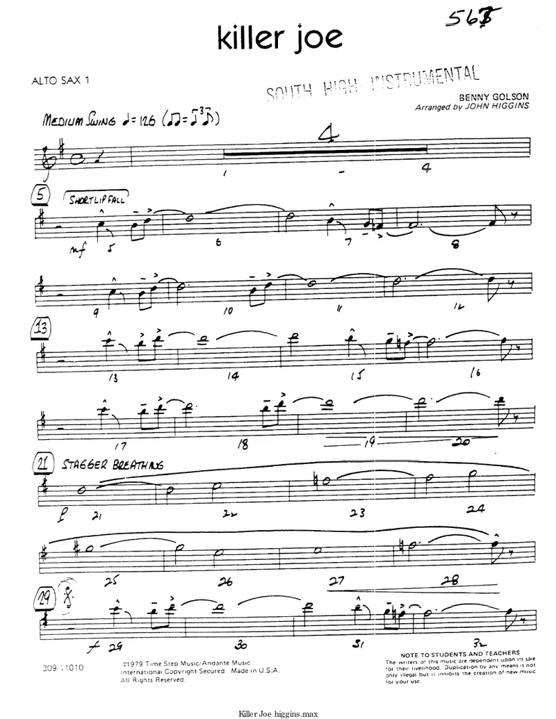 Killer Joe score preview