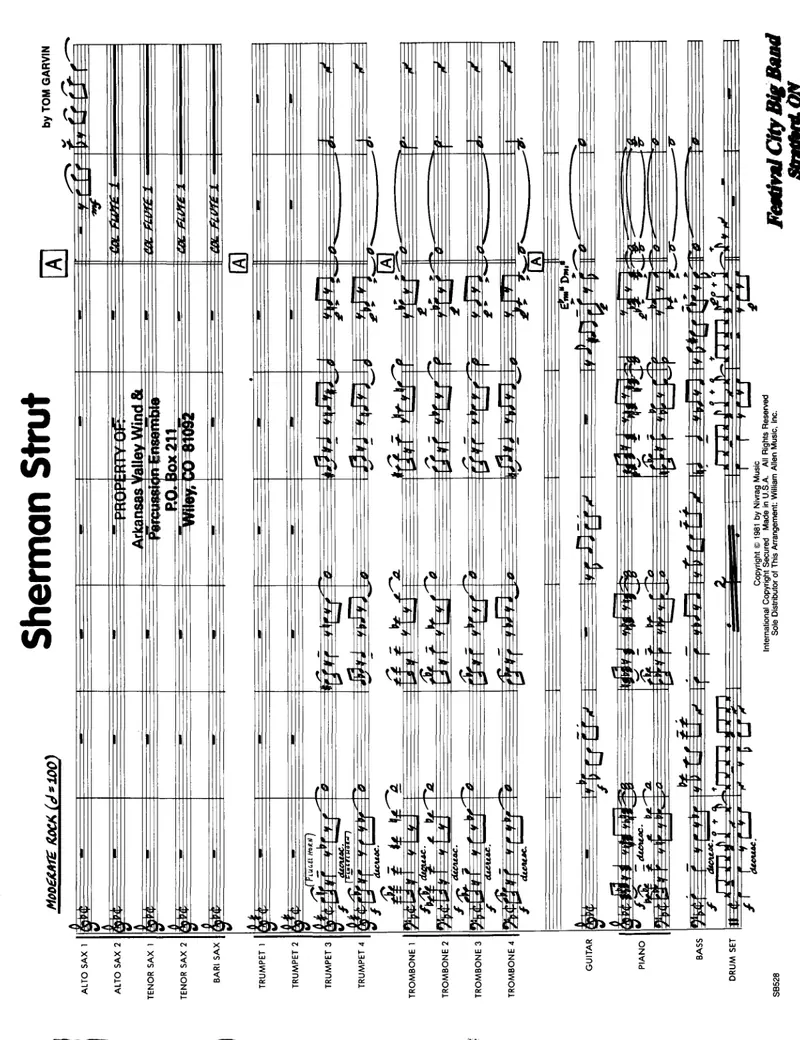 Sherman Strut score preview