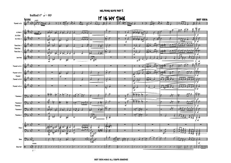 It Is My Time score preview