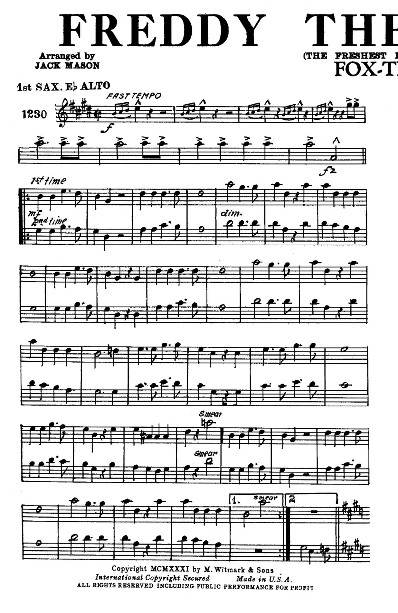 Freddy The Freshman score preview