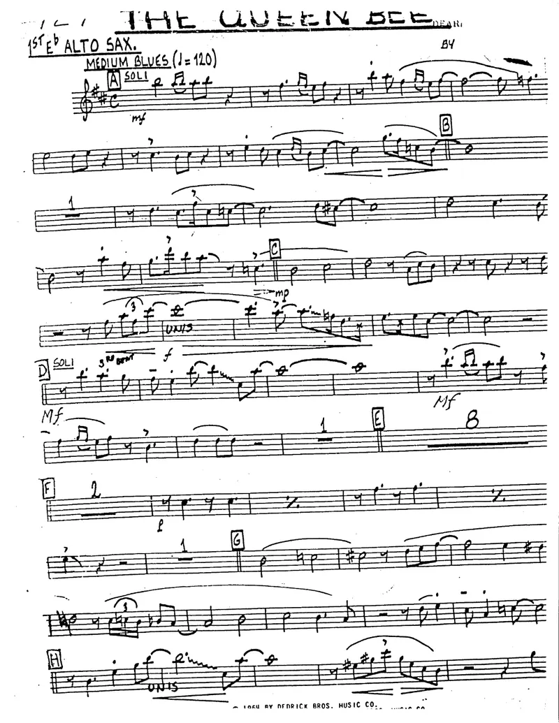 Queen Bee score preview