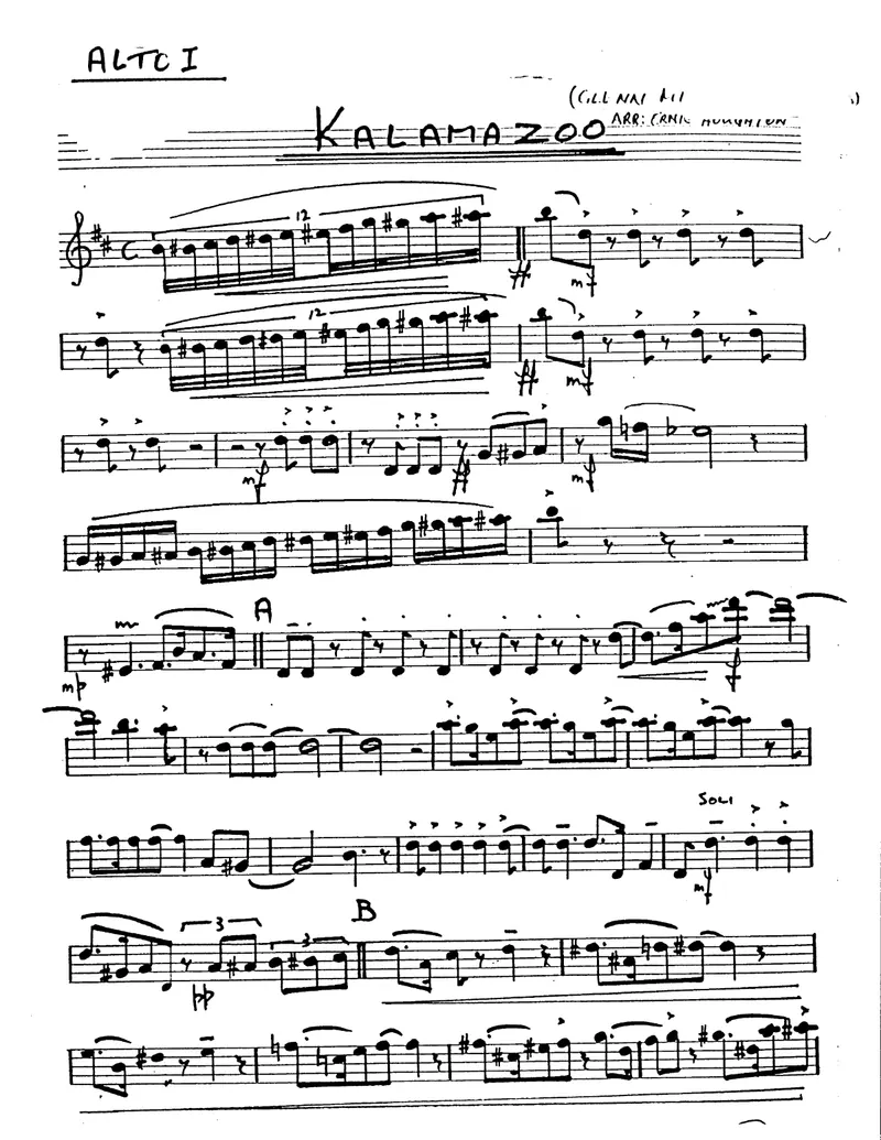 Kalamazoo score preview