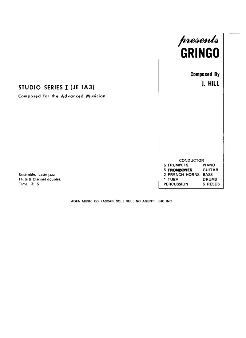 Gringo score preview