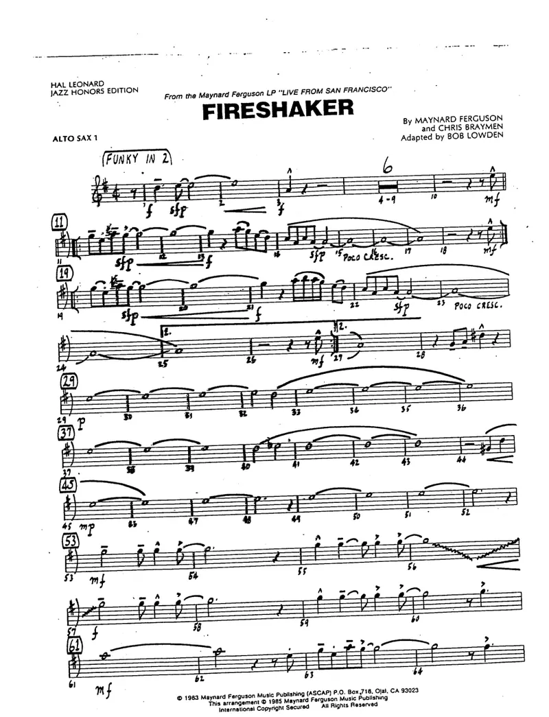Fireshaker score preview