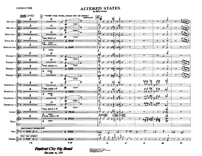 Altered States score preview