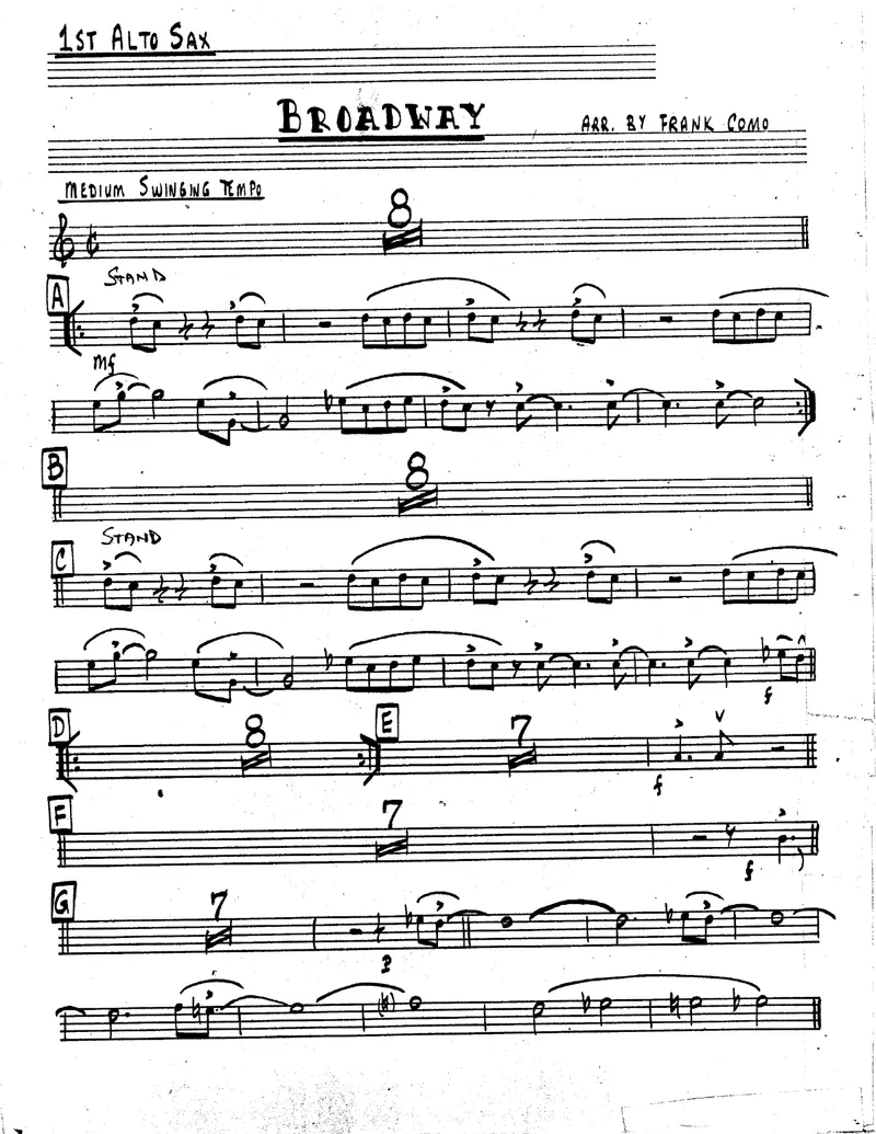 Broadway score preview