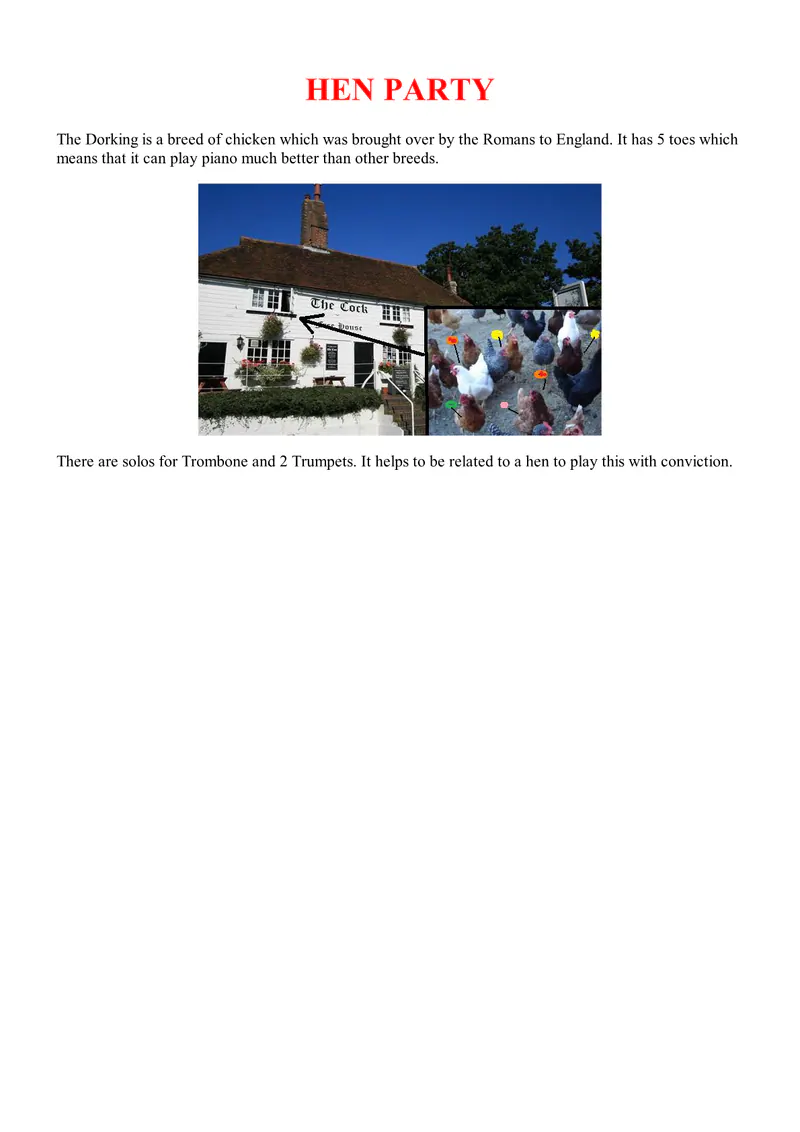 Hen Party score preview
