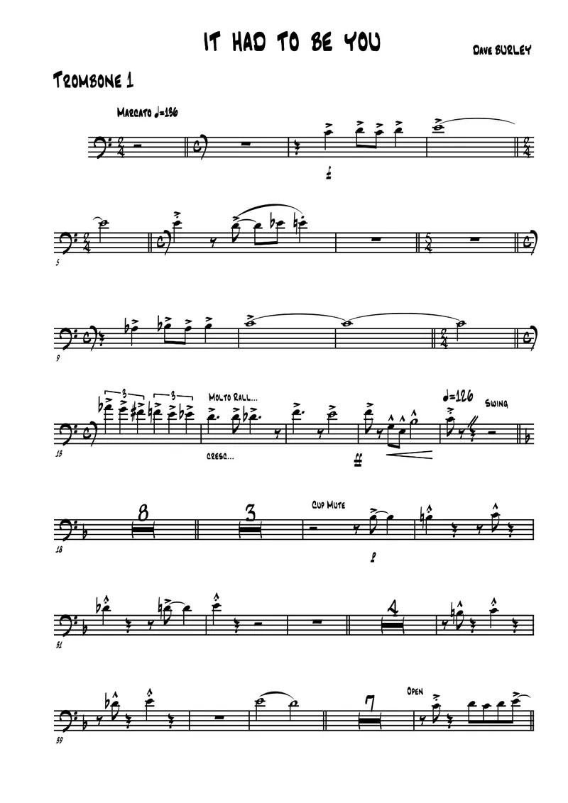 You're The Best There Is score preview