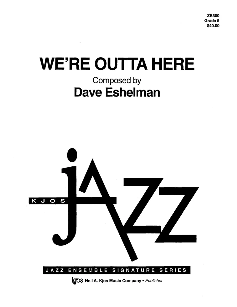 We're Outta Here score preview
