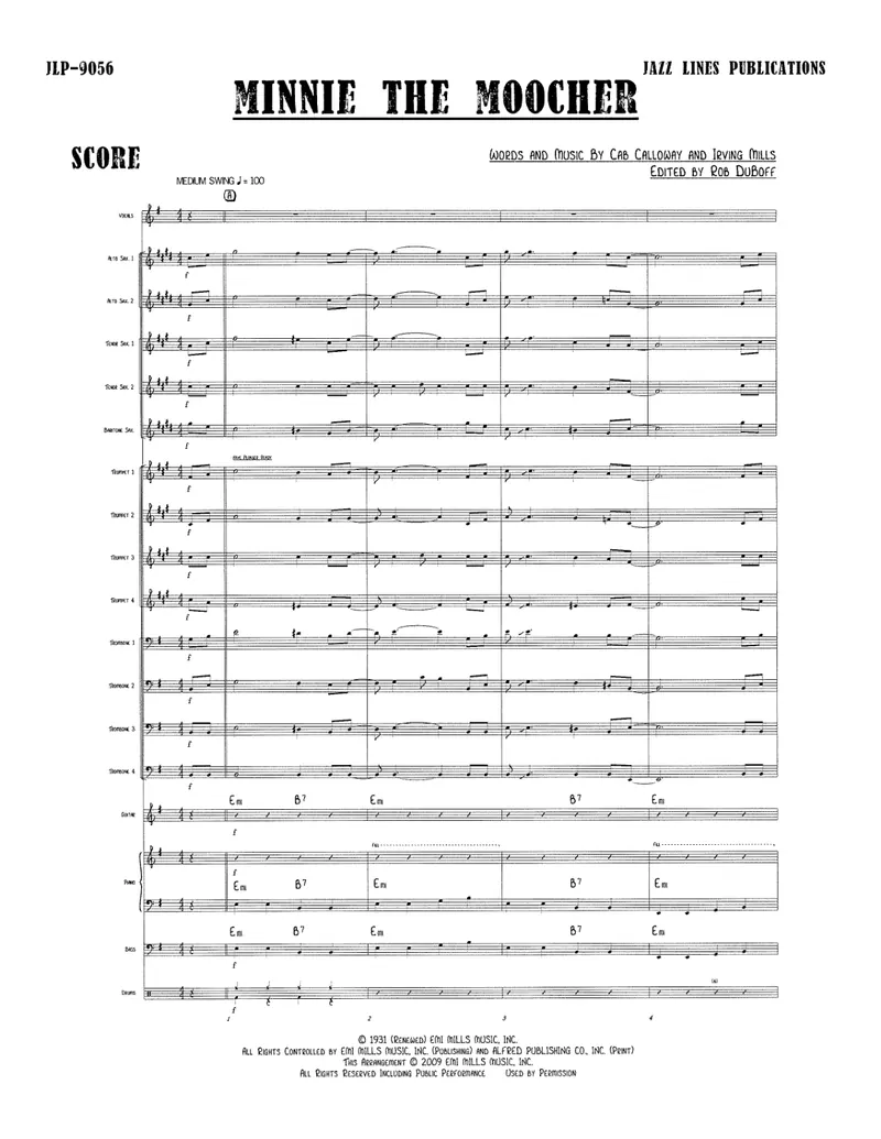 Minnie the Moocher preview page 1