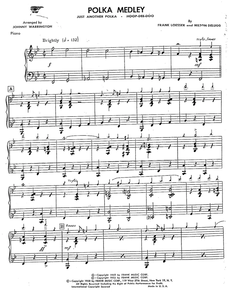 Polka Medley score preview
