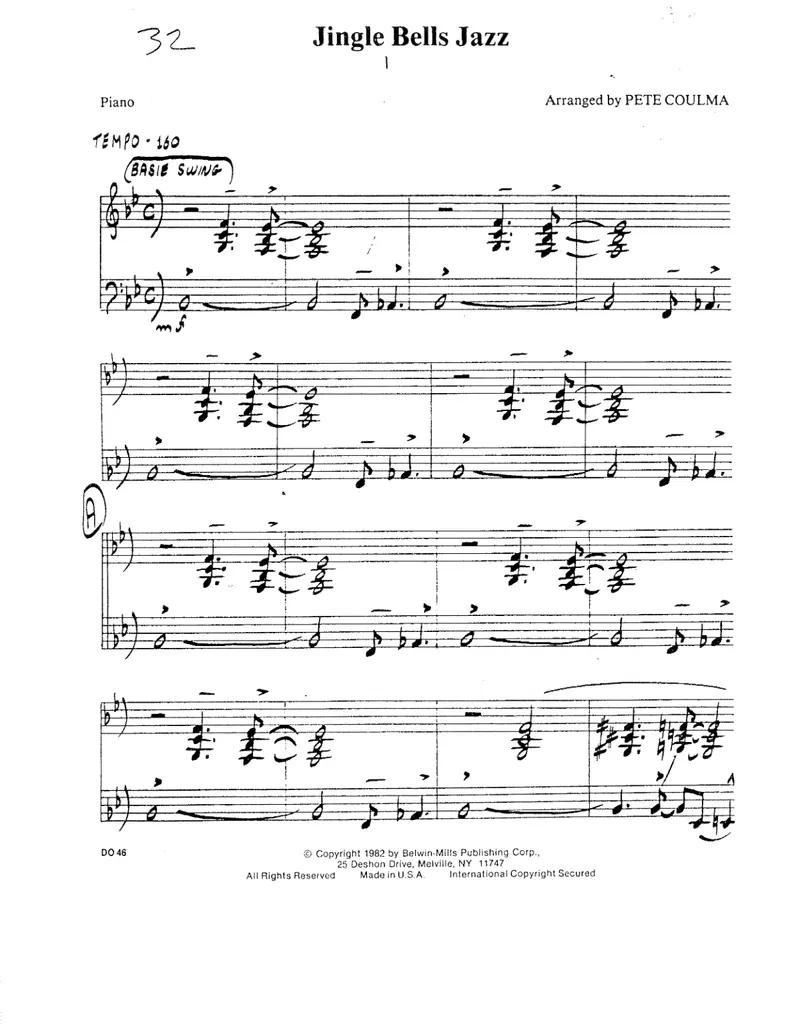 Jingle Bells Jazz preview page 1