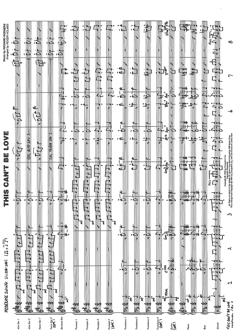 This Can't Be Love score preview