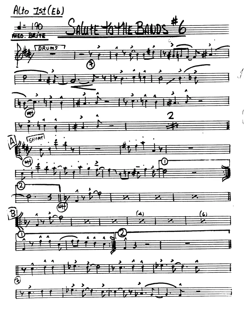 Salute To The Bands #6 score preview