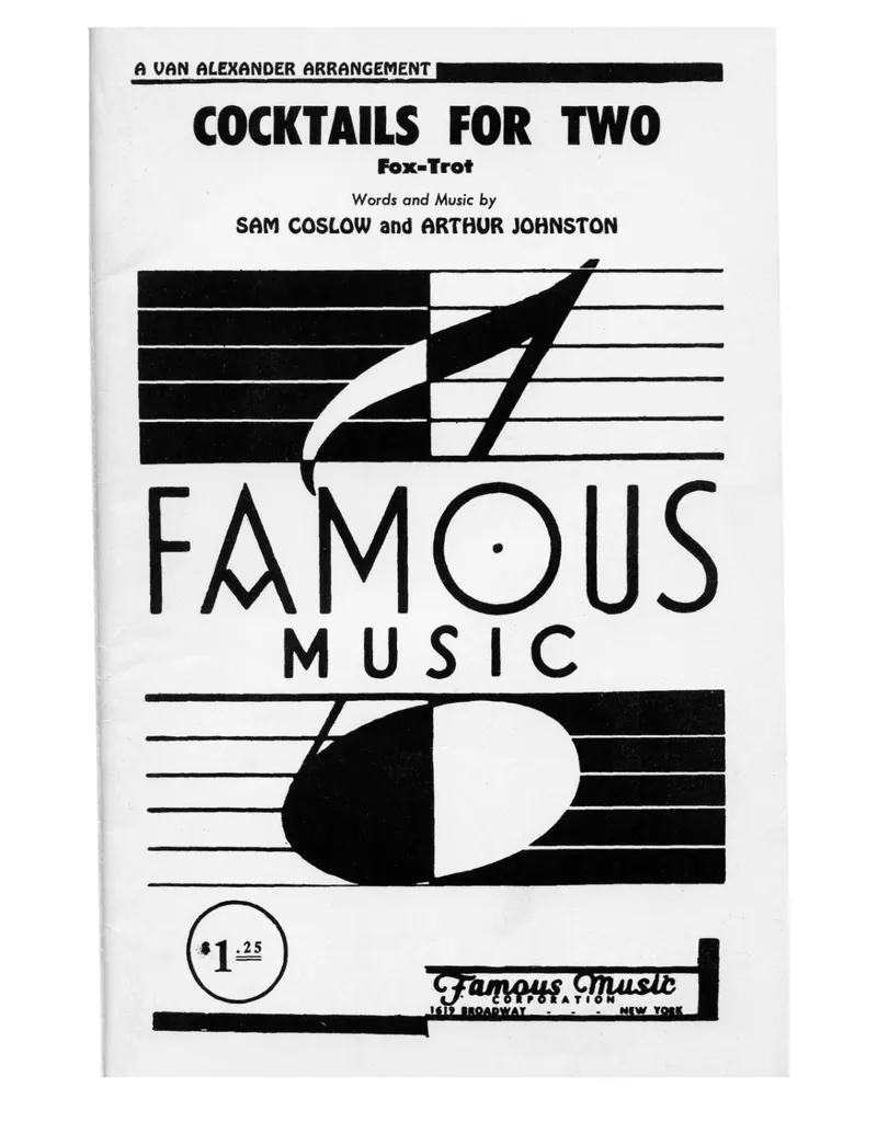 Cocktails For Two score preview