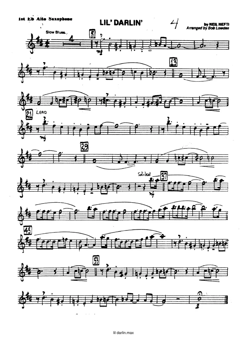 lil Darlin' score preview