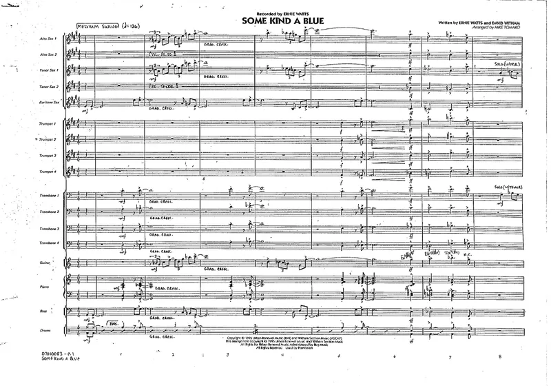 Some Kind Of Blue score preview