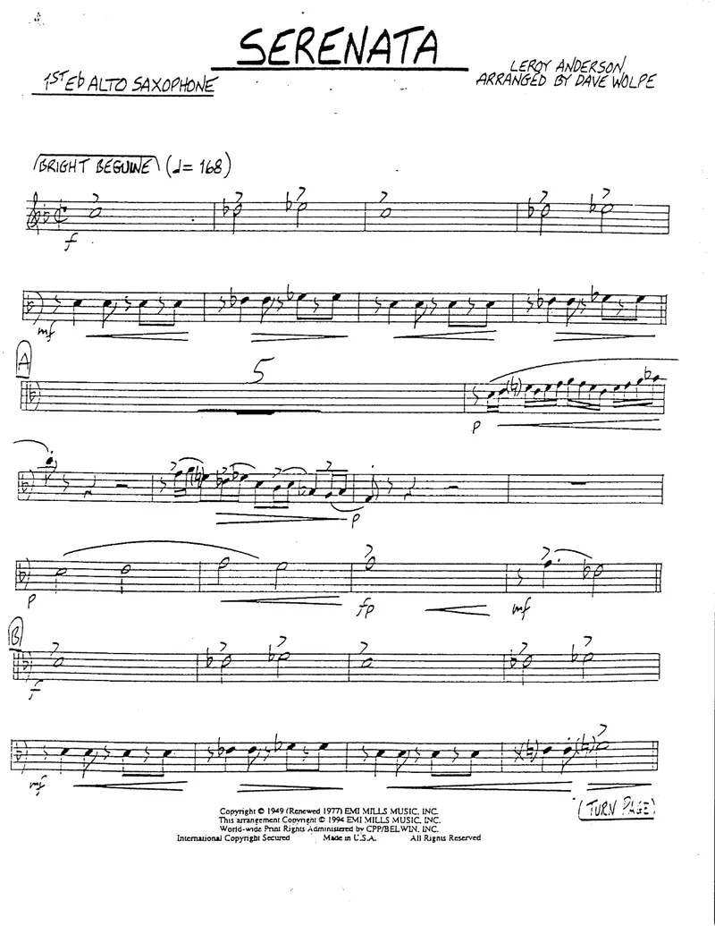 Serenata score preview