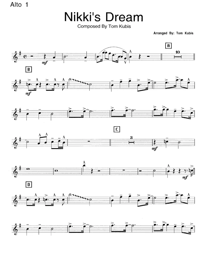 Nikki's Dream score preview