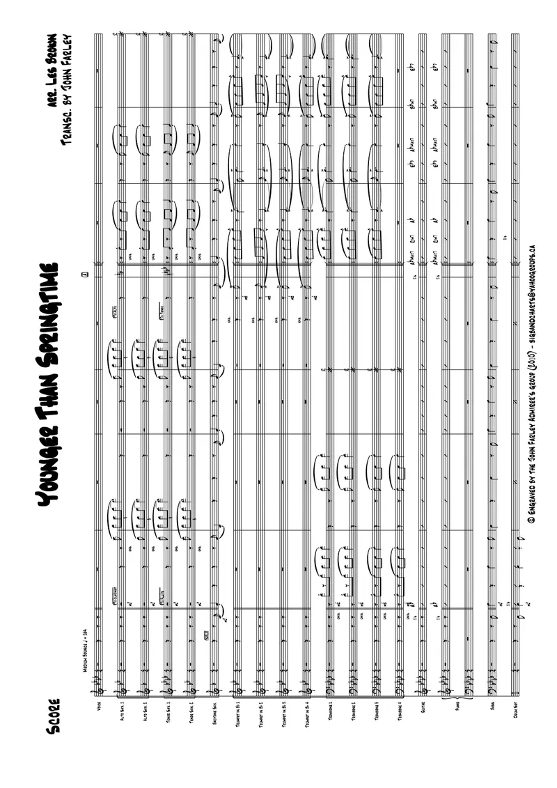 Younger Than Springtime score preview