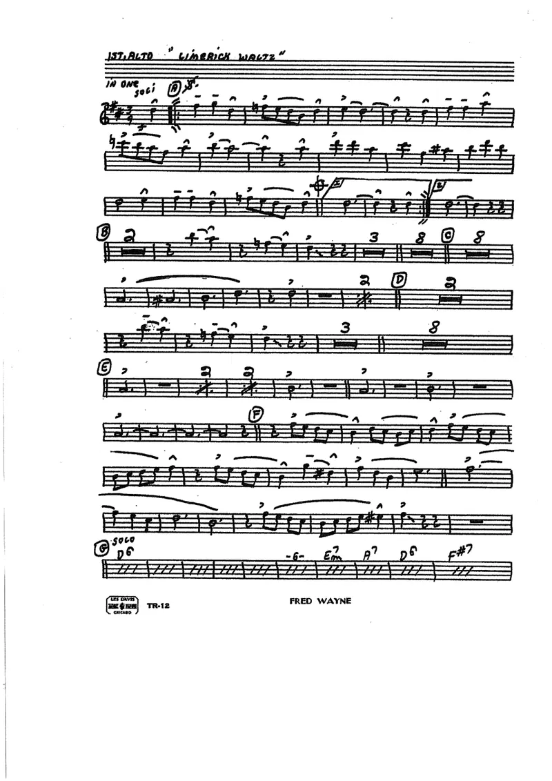 Limerick Waltz score preview