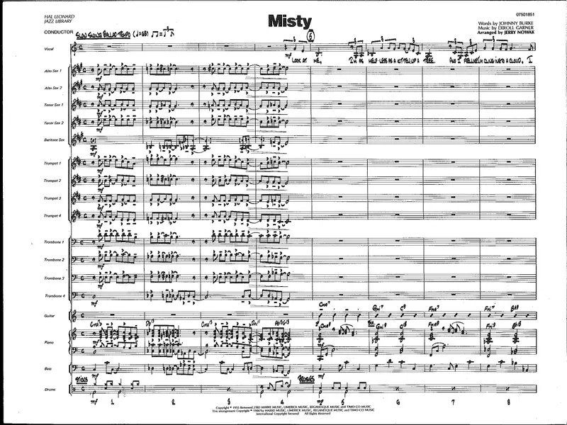 Misty score preview