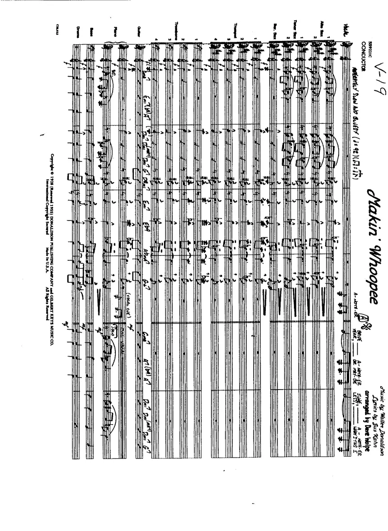 Makin' Whoopee score preview
