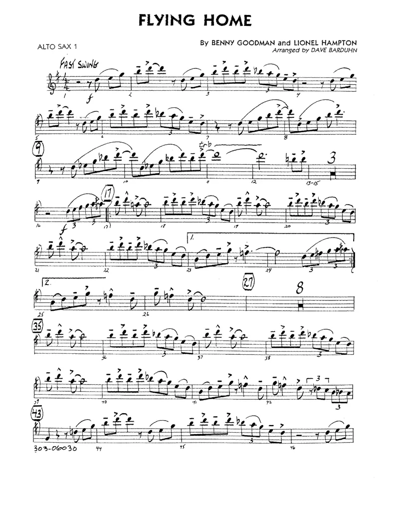 Flying Home score preview