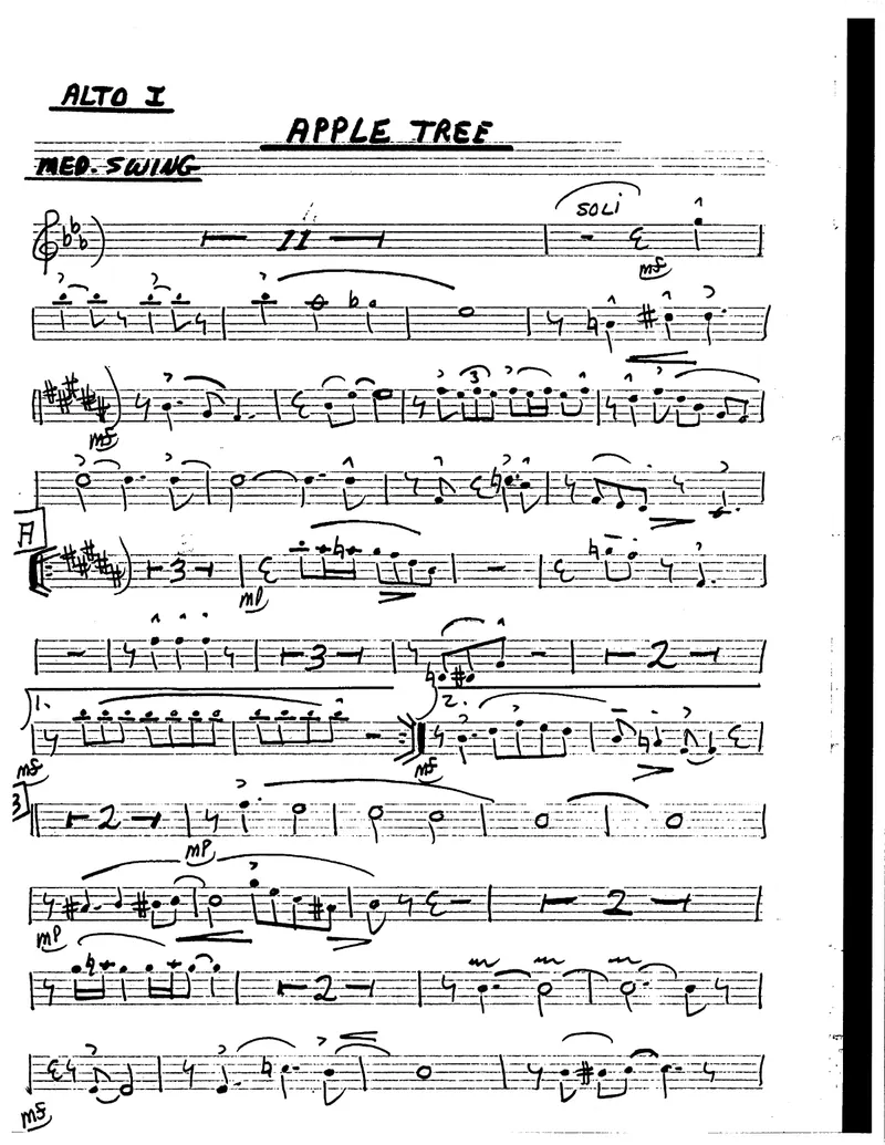 Apple Tree score preview