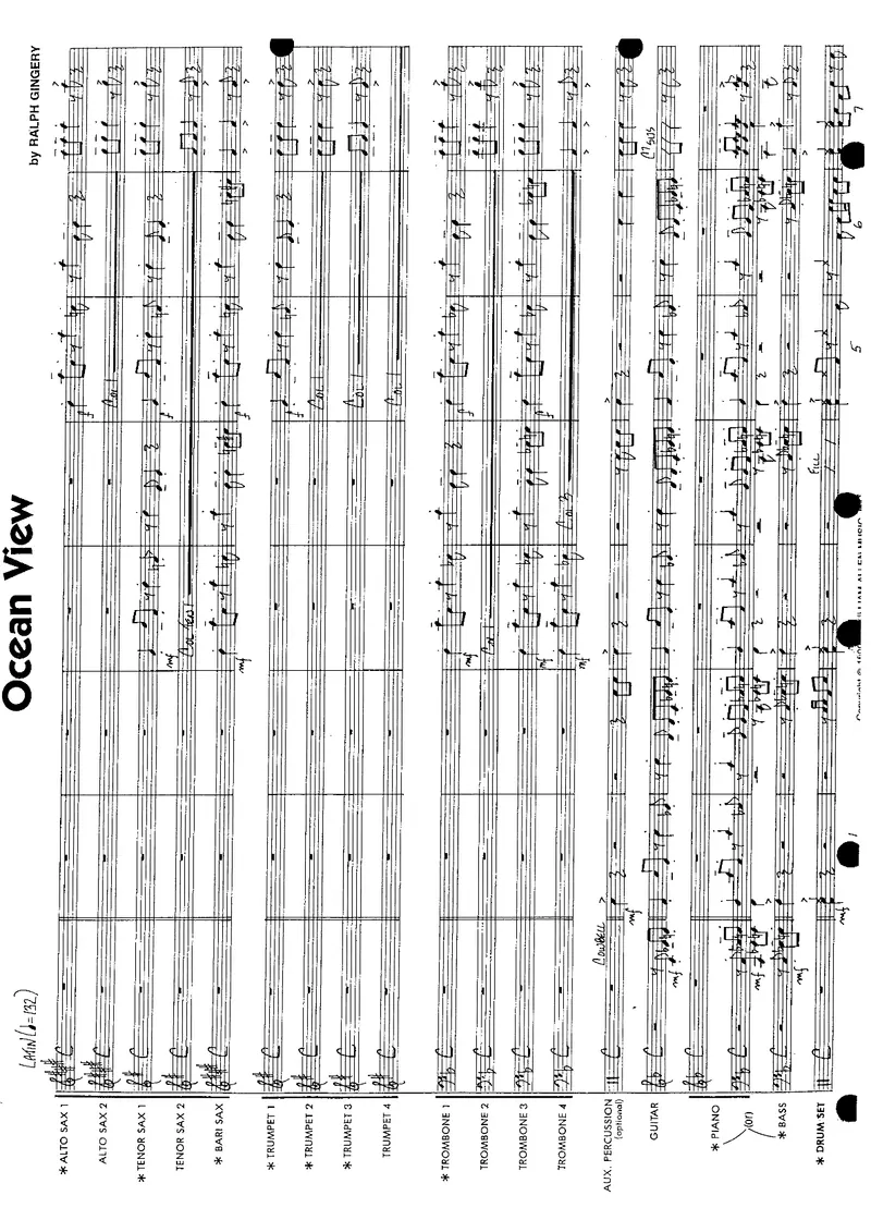 Ocean View score preview